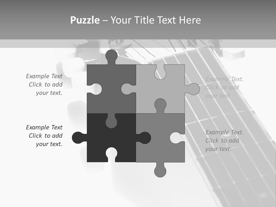 Black Fashion Equipment PowerPoint Template