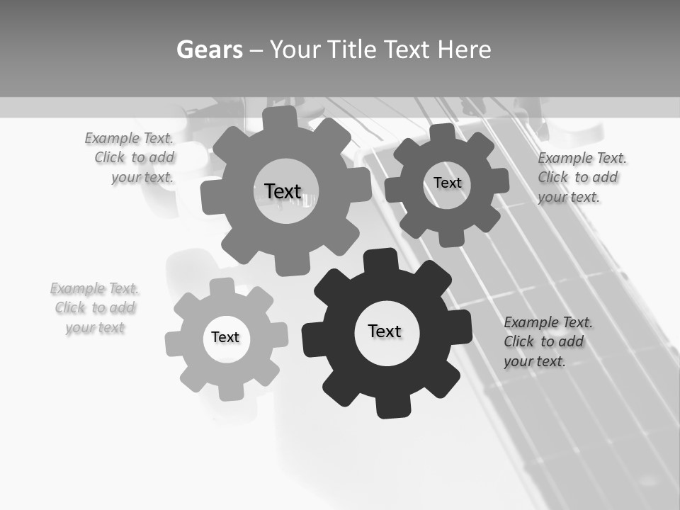 Black Fashion Equipment PowerPoint Template