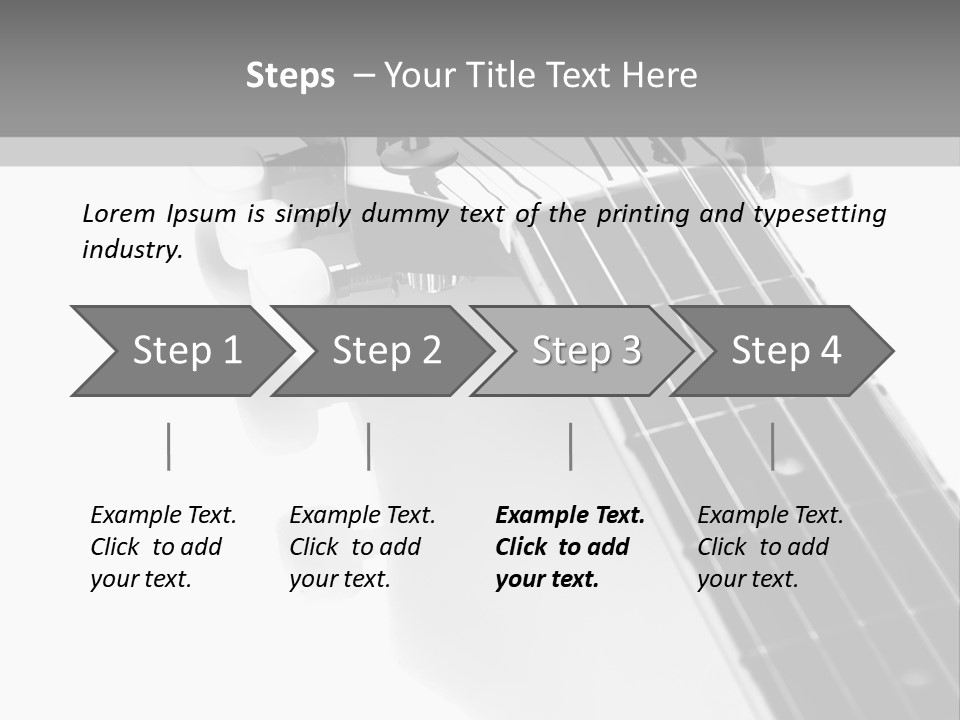 Black Fashion Equipment PowerPoint Template