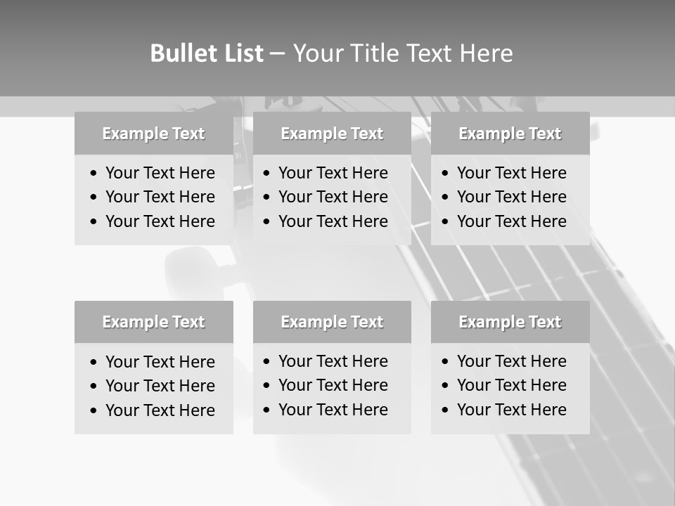 Black Fashion Equipment PowerPoint Template
