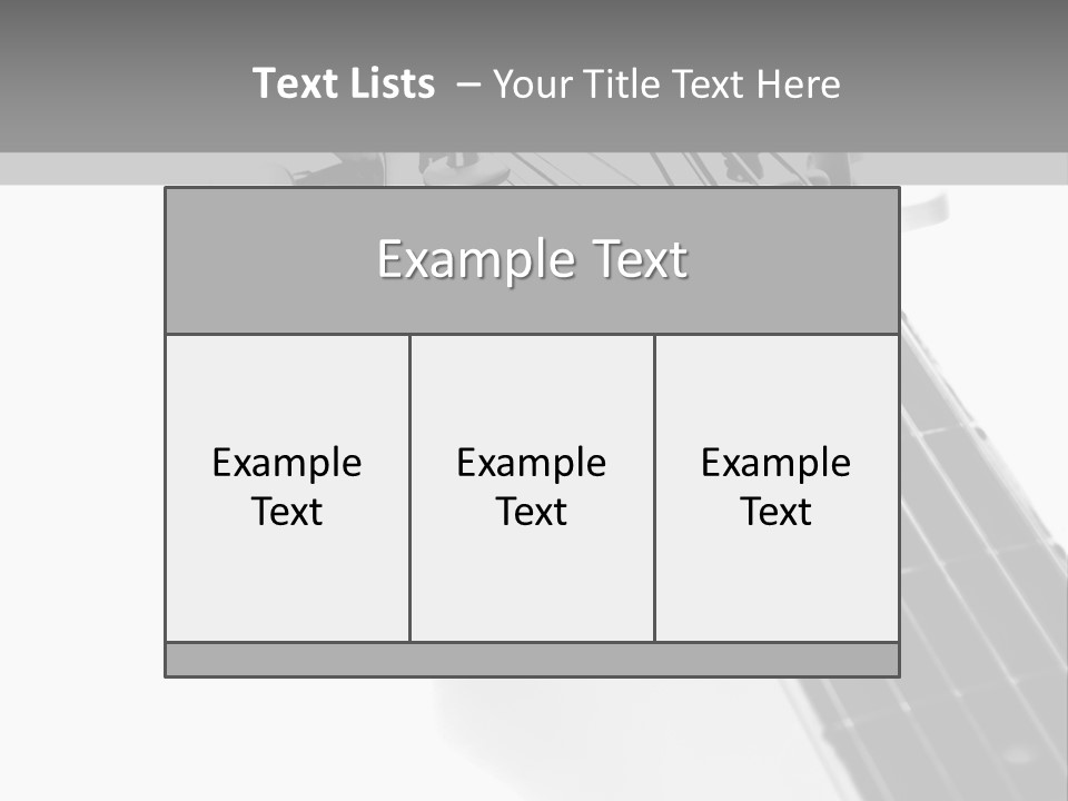 Black Fashion Equipment PowerPoint Template