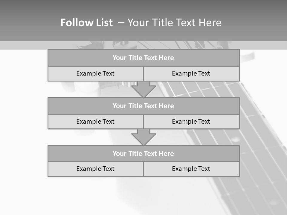 Black Fashion Equipment PowerPoint Template