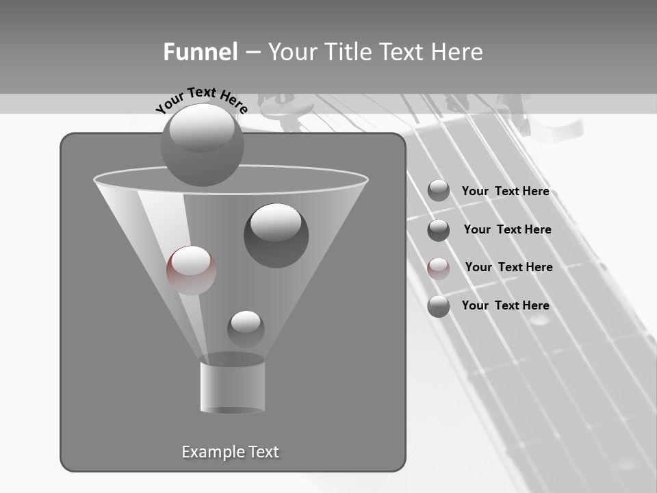 Black Fashion Equipment PowerPoint Template