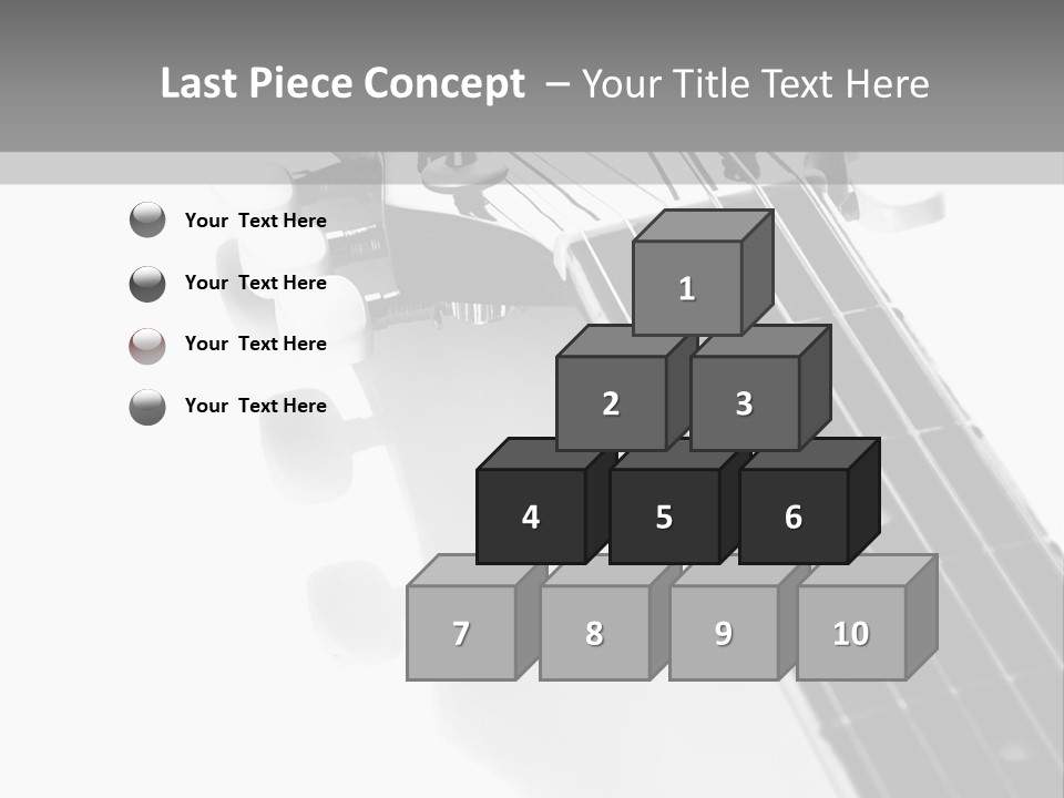 Black Fashion Equipment PowerPoint Template