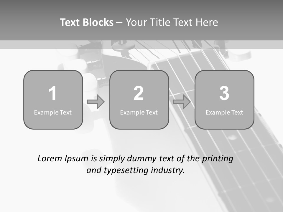 Black Fashion Equipment PowerPoint Template