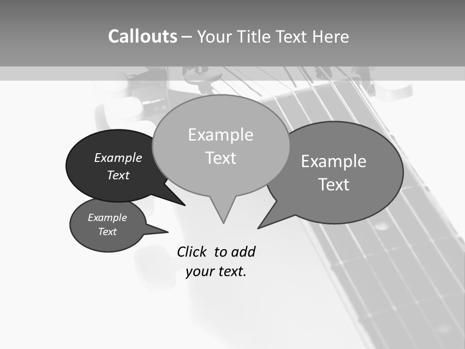 Black Fashion Equipment PowerPoint Template