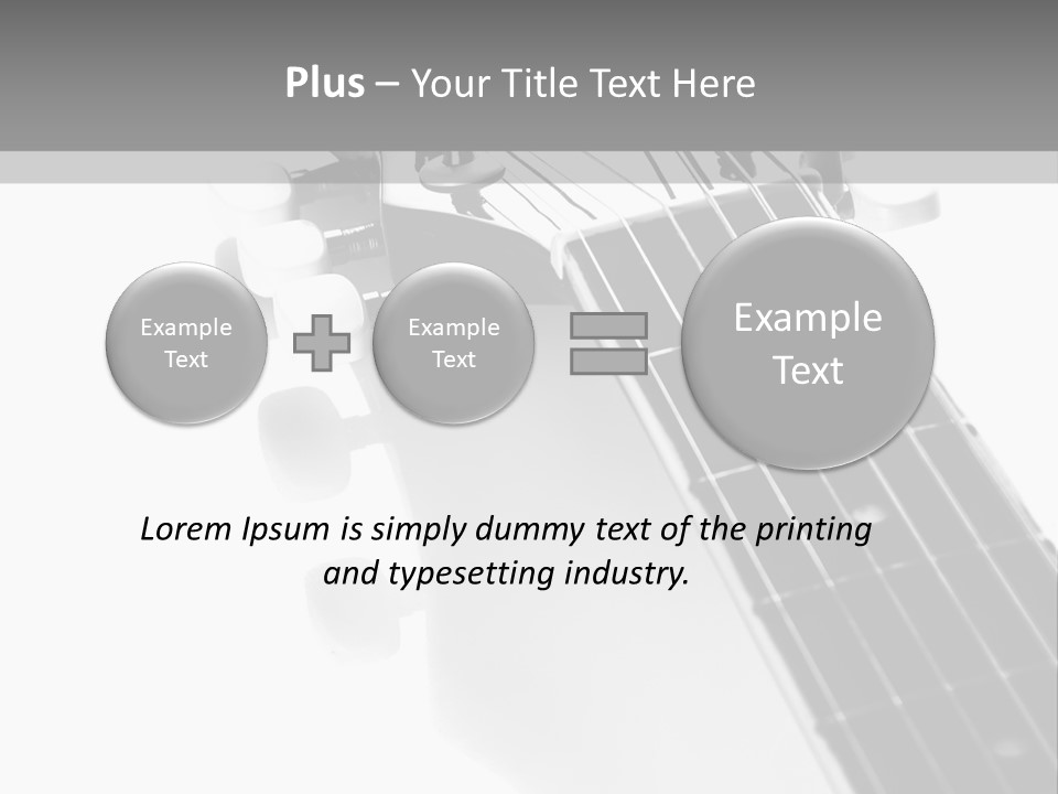 Black Fashion Equipment PowerPoint Template