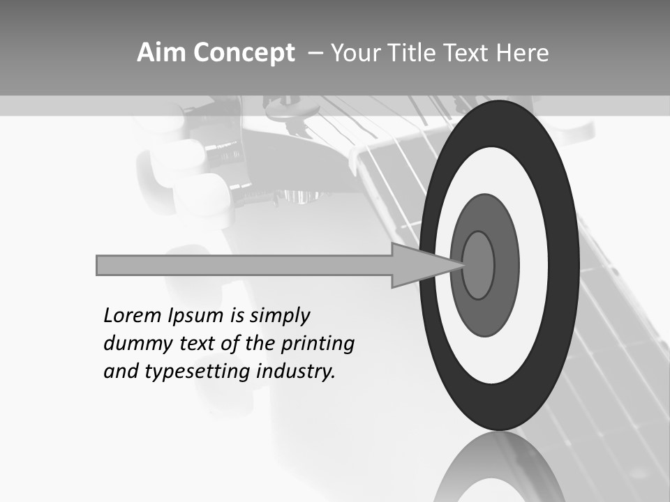 Black Fashion Equipment PowerPoint Template