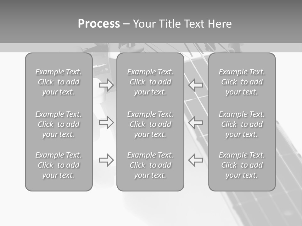 Black Fashion Equipment PowerPoint Template