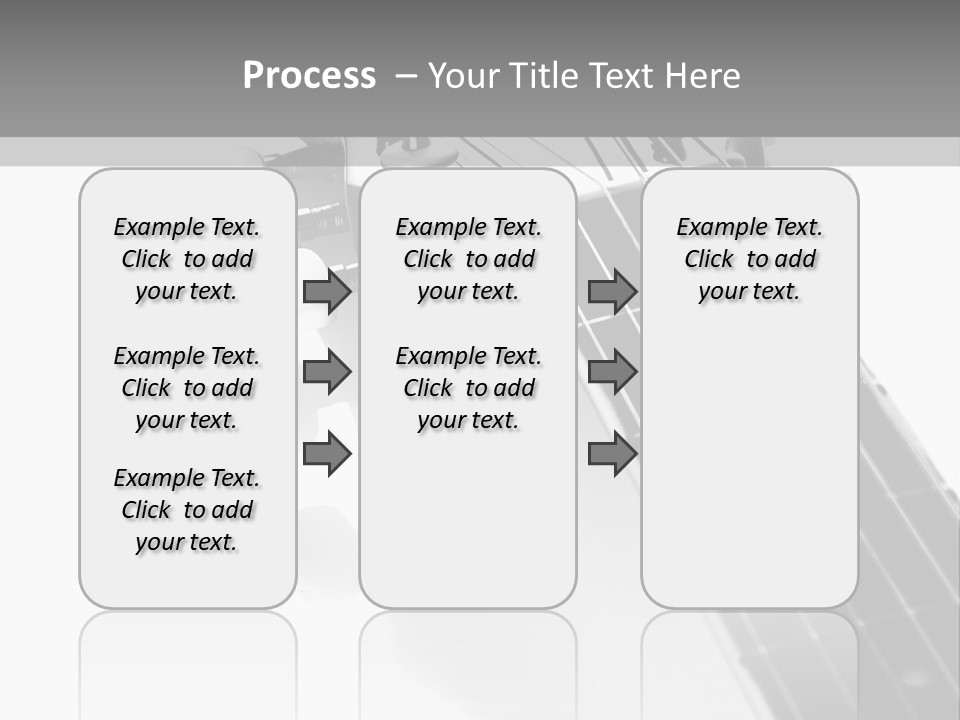 Black Fashion Equipment PowerPoint Template