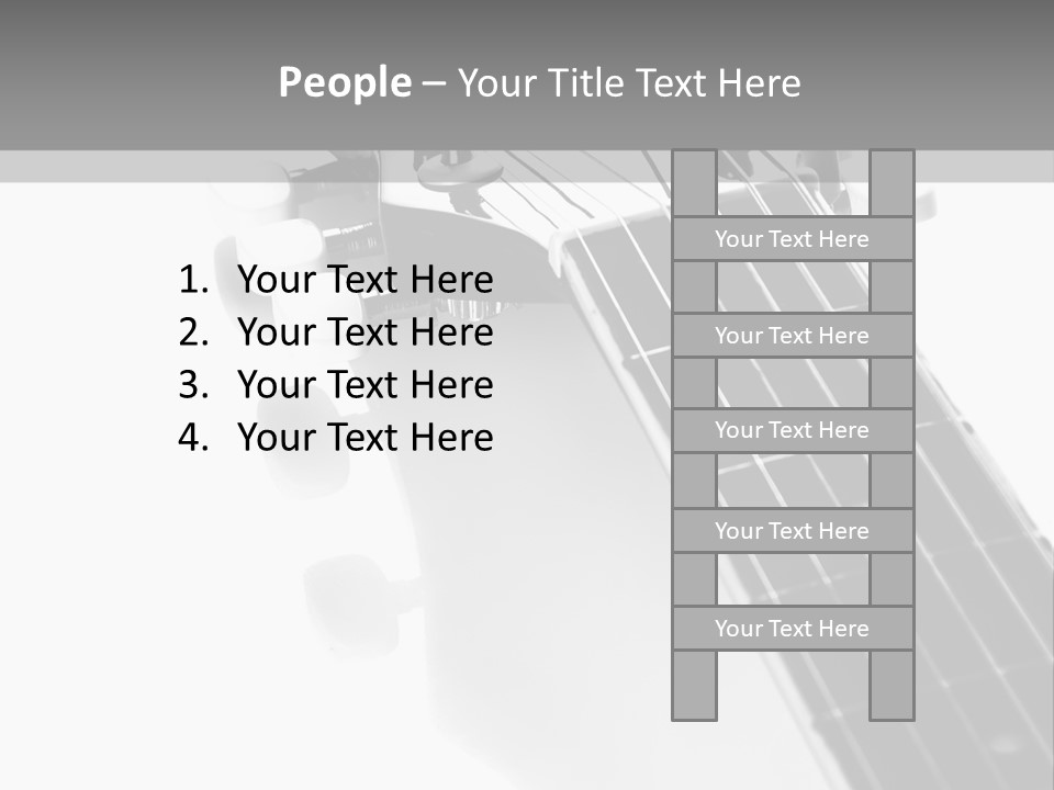 Black Fashion Equipment PowerPoint Template