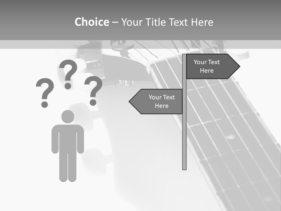 Black Fashion Equipment PowerPoint Template