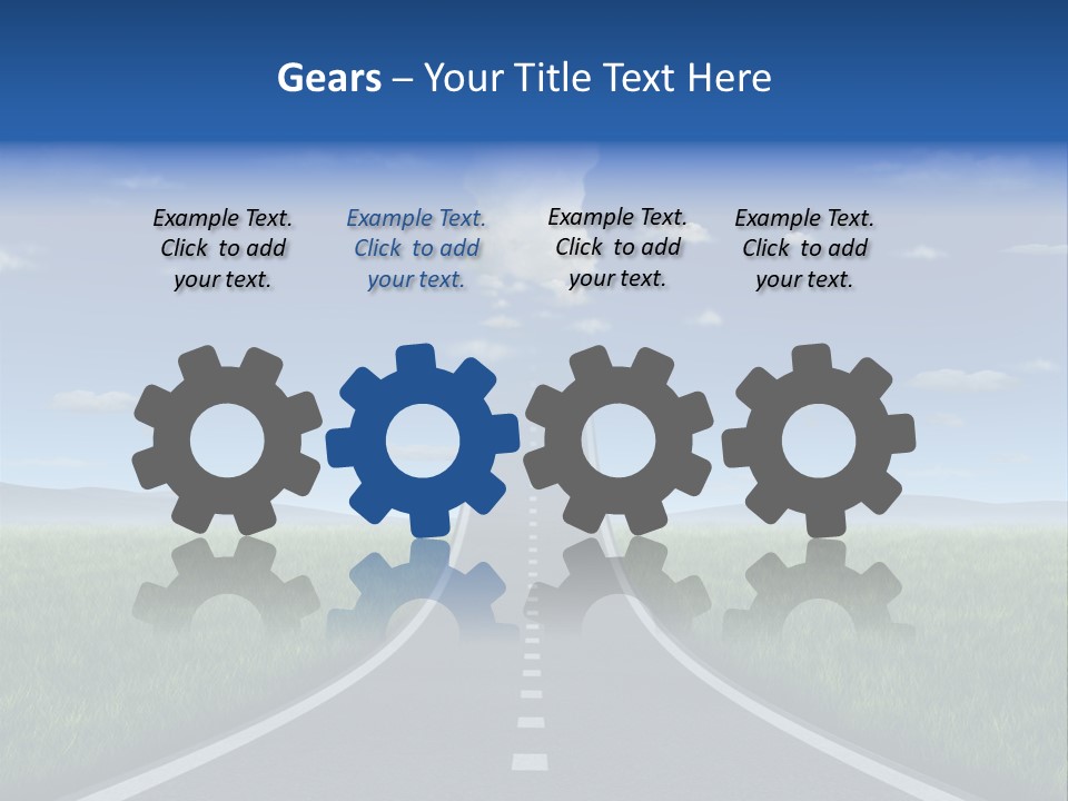 Forward Usiness Success Thrust PowerPoint Template