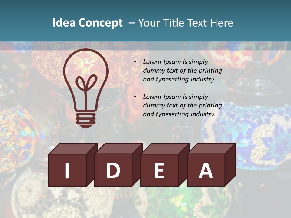 Vibrant Lantern East PowerPoint Template