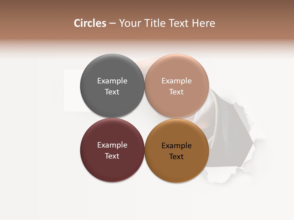 Message Finger Hand PowerPoint Template