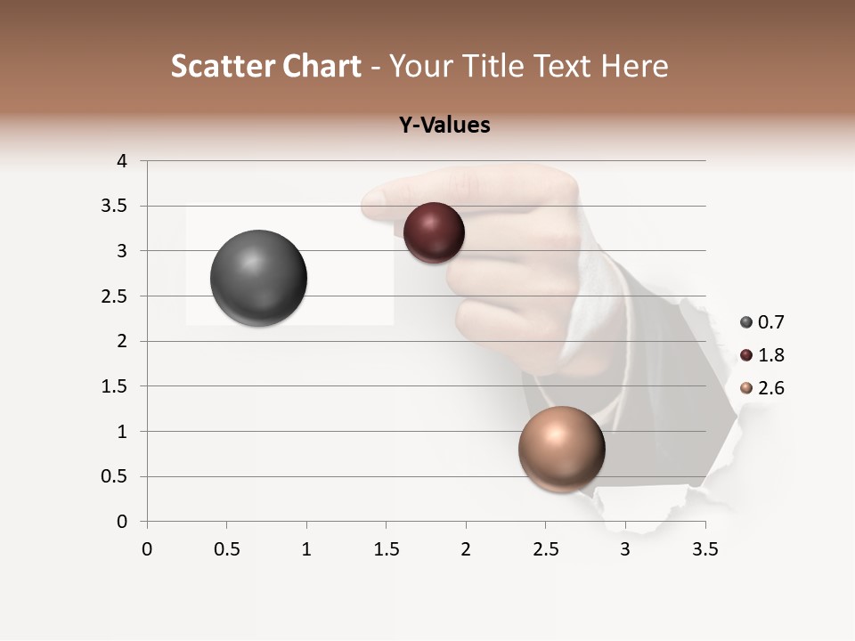 Message Finger Hand PowerPoint Template