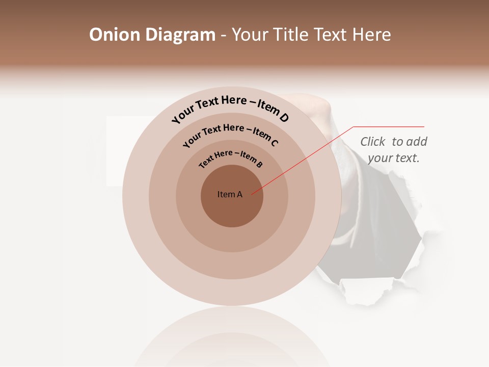 Message Finger Hand PowerPoint Template
