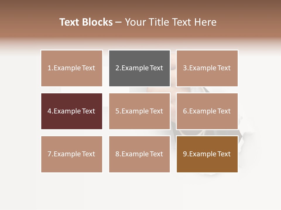 Message Finger Hand PowerPoint Template