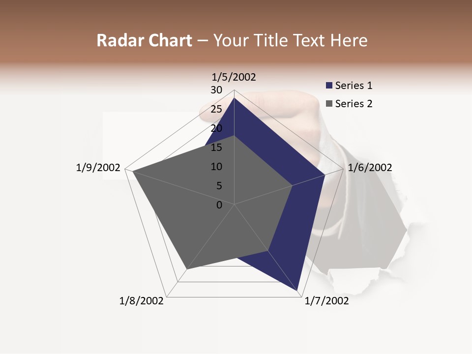 Message Finger Hand PowerPoint Template