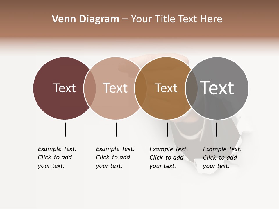 Message Finger Hand PowerPoint Template