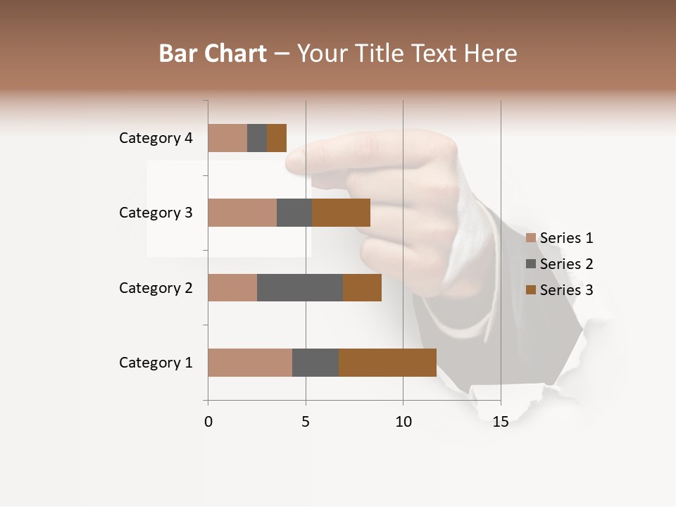 Message Finger Hand PowerPoint Template