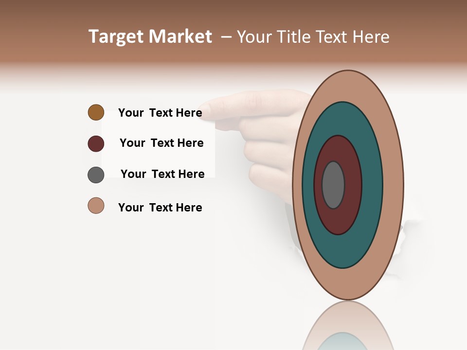 Message Finger Hand PowerPoint Template