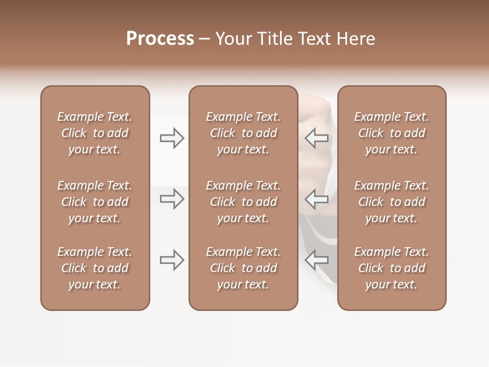 Message Finger Hand PowerPoint Template