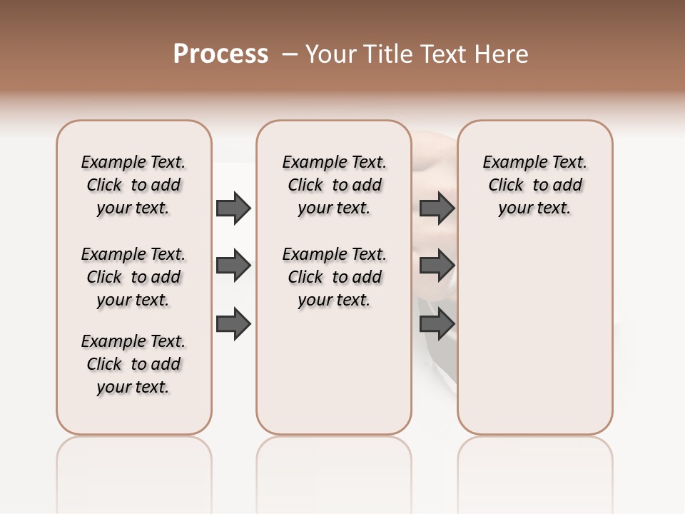 Message Finger Hand PowerPoint Template