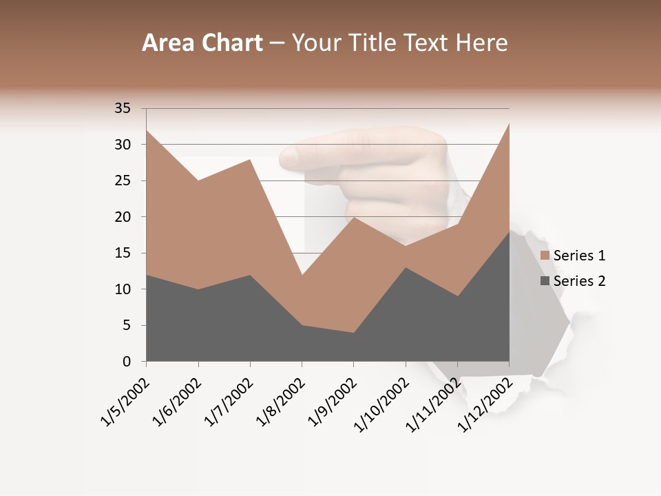 Message Finger Hand PowerPoint Template