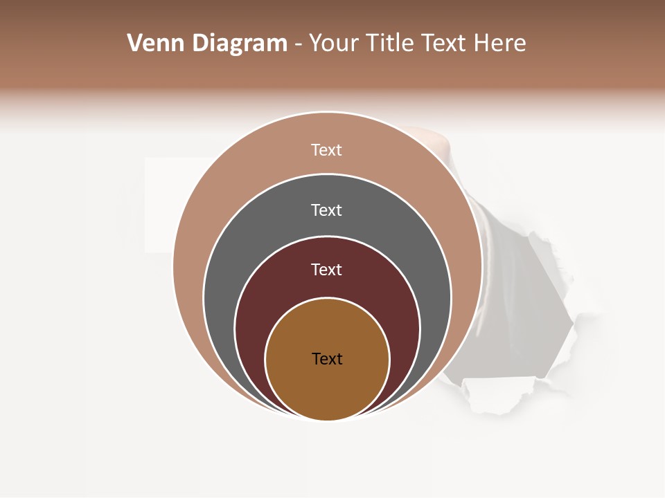 Message Finger Hand PowerPoint Template