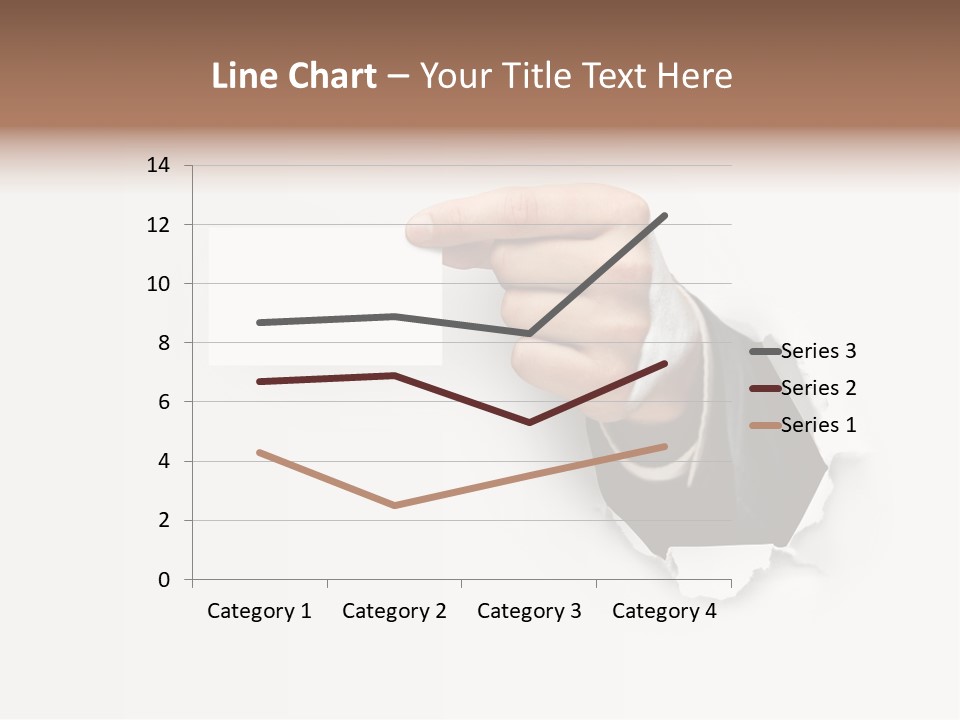 Message Finger Hand PowerPoint Template