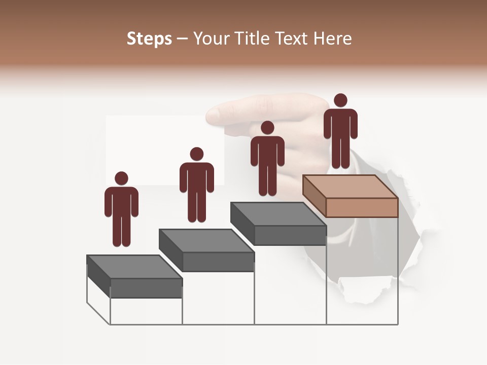 Message Finger Hand PowerPoint Template