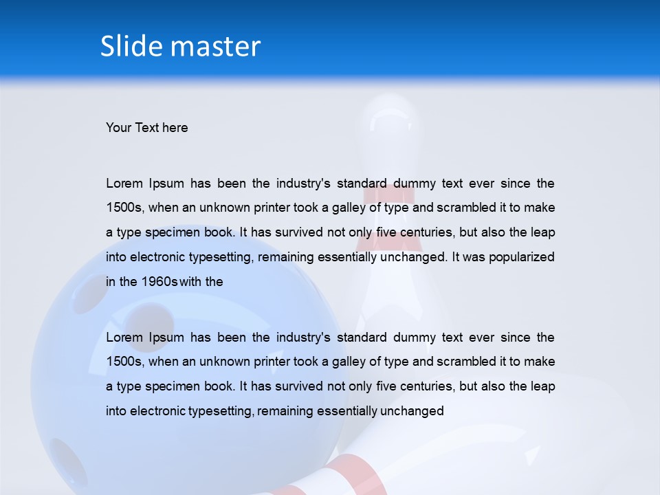 Background Aim Leisure PowerPoint Template