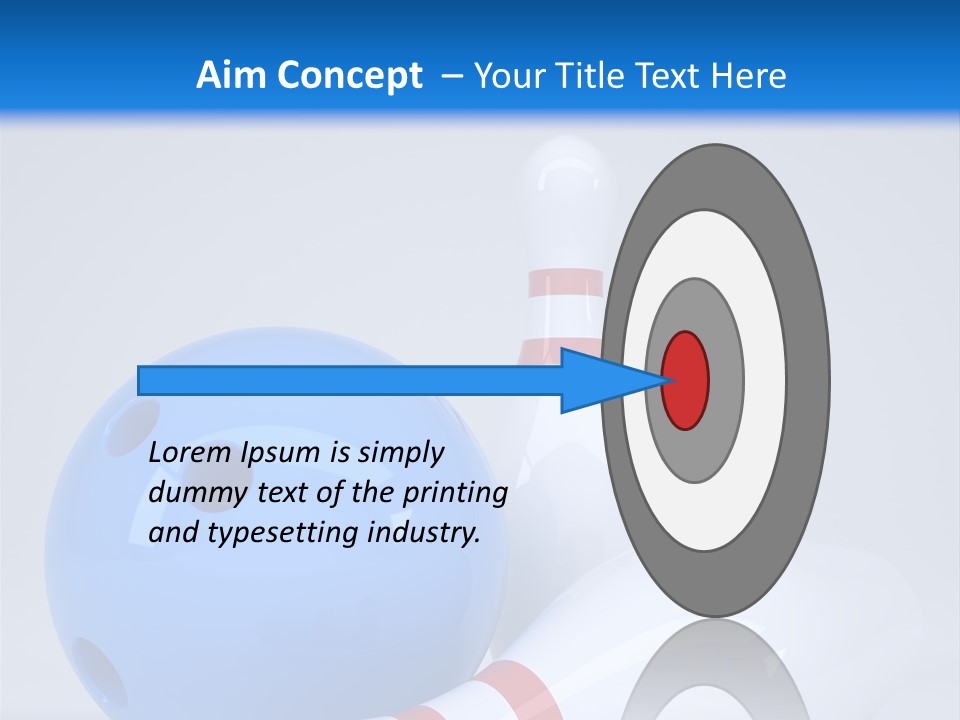 Background Aim Leisure PowerPoint Template