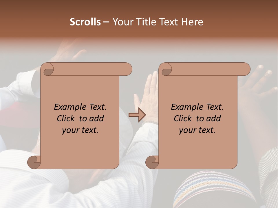Eastern Crowd Islamic PowerPoint Template