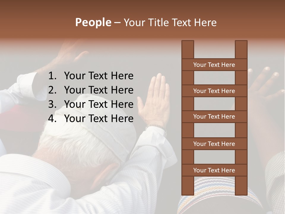 Eastern Crowd Islamic PowerPoint Template