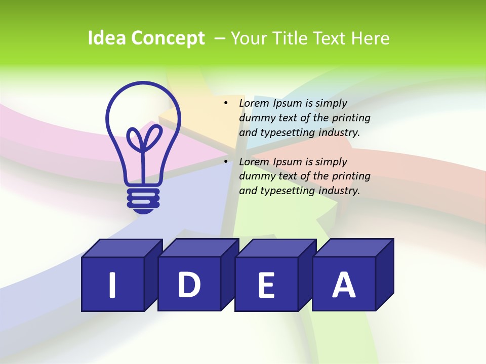 White Concept Business PowerPoint Template