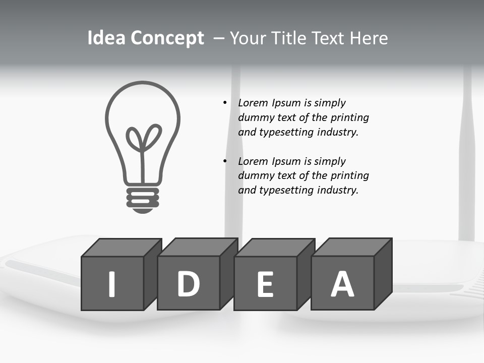 Adsl Wireless Telecommunication PowerPoint Template