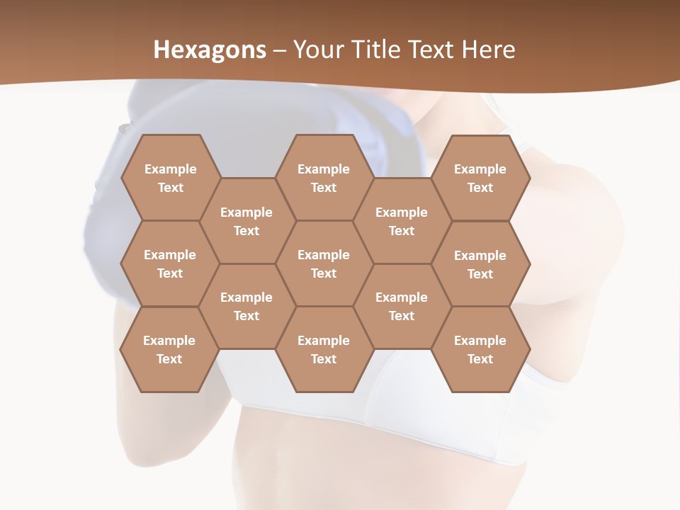 Teenager Boxing Healthy Lifestyle PowerPoint Template