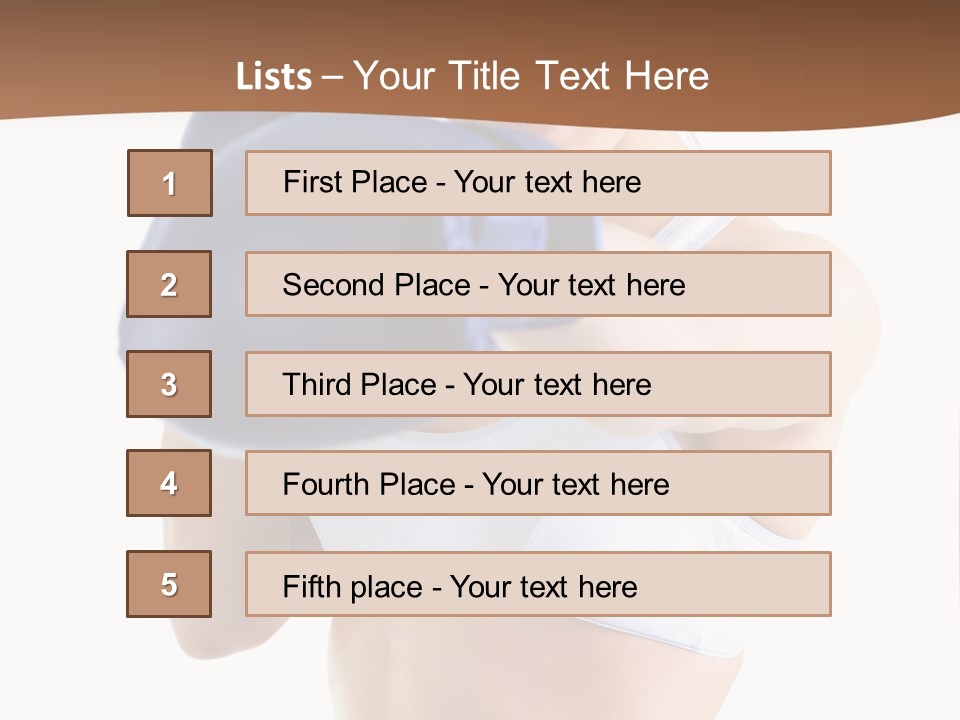 Teenager Boxing Healthy Lifestyle PowerPoint Template