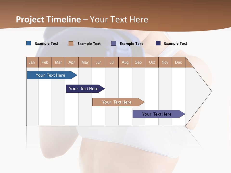 Teenager Boxing Healthy Lifestyle PowerPoint Template
