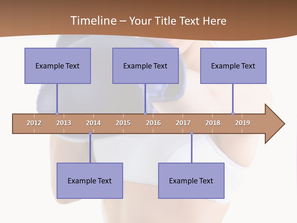 Teenager Boxing Healthy Lifestyle PowerPoint Template