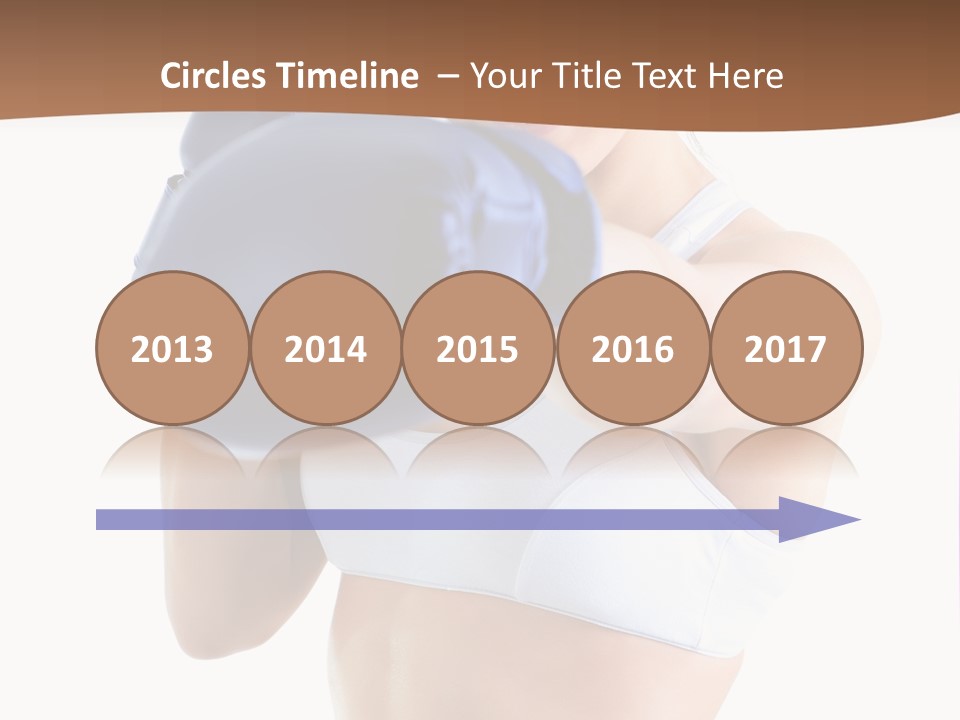 Teenager Boxing Healthy Lifestyle PowerPoint Template