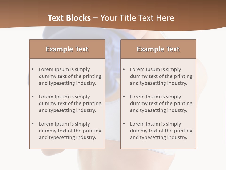 Teenager Boxing Healthy Lifestyle PowerPoint Template