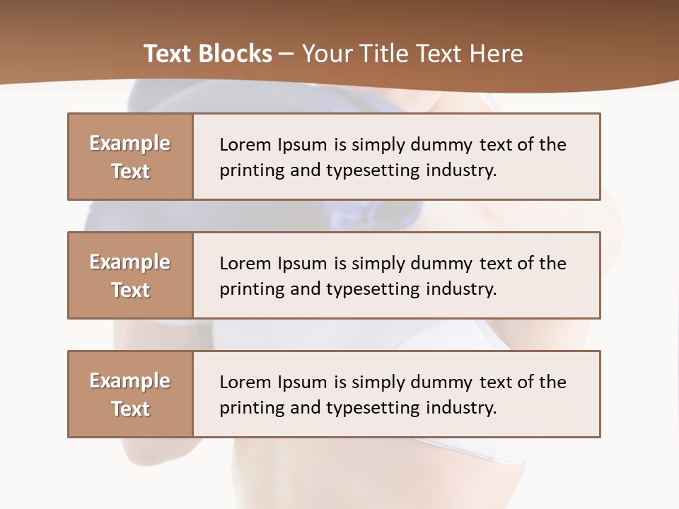 Teenager Boxing Healthy Lifestyle PowerPoint Template