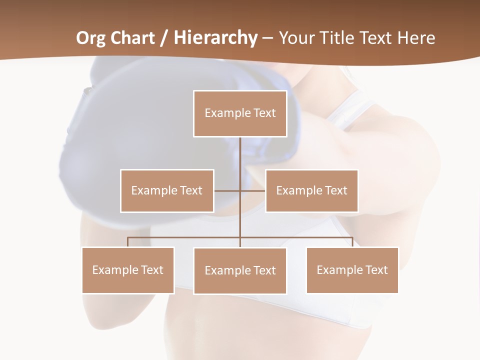 Teenager Boxing Healthy Lifestyle PowerPoint Template