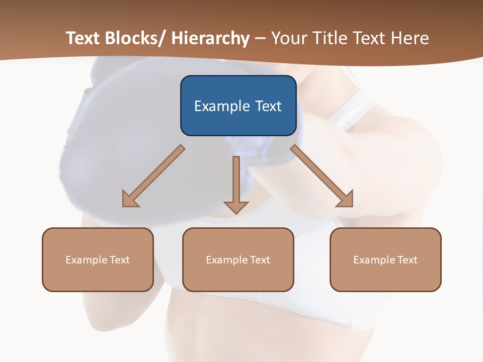 Teenager Boxing Healthy Lifestyle PowerPoint Template