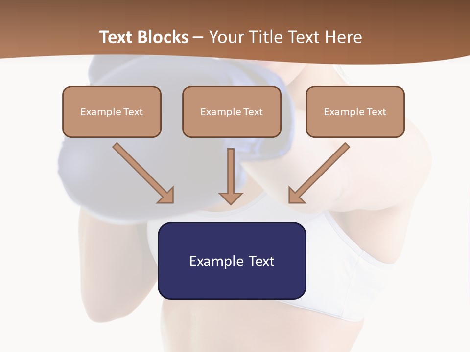 Teenager Boxing Healthy Lifestyle PowerPoint Template