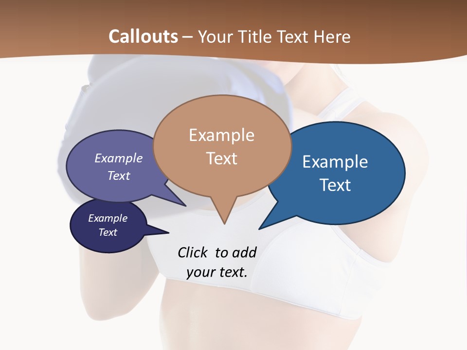 Teenager Boxing Healthy Lifestyle PowerPoint Template