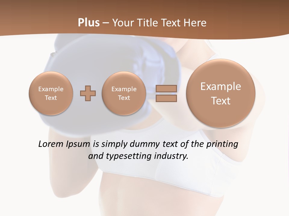 Teenager Boxing Healthy Lifestyle PowerPoint Template